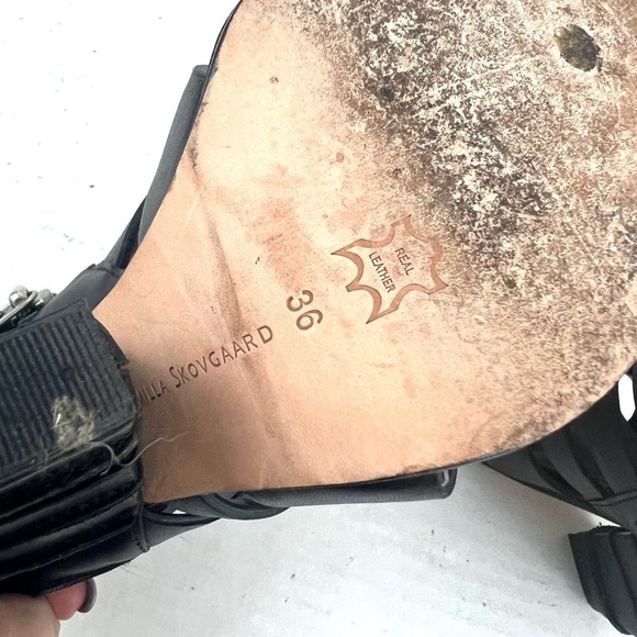 Camilla Skovgaard Black Caged Heels - Size 36 - Picture 10 of 11